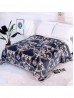 Victorian Theme Embroidered Microfiber Soft Printed Flannel Blanket (with gift packaging) 